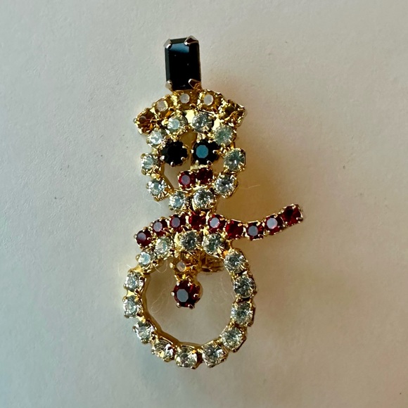 Rhinestone Christmas Brooches - Picture 3 of 7